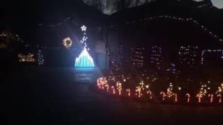 Christmas 2016 Light Show Sequence #2;  The First Noel - Trans-Siberian Orchestra