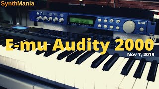 Video thumbnail for E-mu Audity 2000 (Nov 27, 2019) by SynthMania