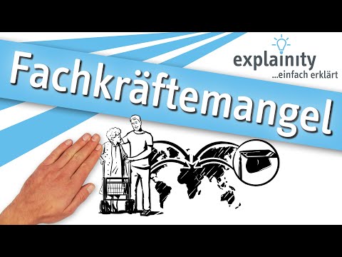 Fachkräftemangel einfach erklärt (explainity® Erklärvideo)