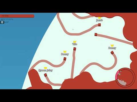 Paper.io 2 [Teams] Map Control: 100.00%