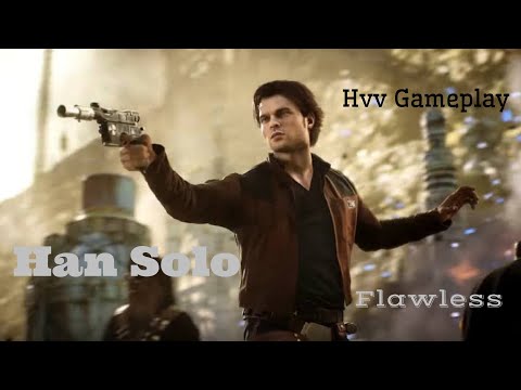 Battlefront 2- Han Solo Heroes vs Villains Killstreak/Gameplay Flawless (MAX Level)