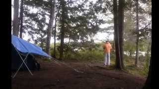 preview picture of video 'Adirondack Canoe Trip near the St. Regis Canoe Wilderness Area - August 2014'