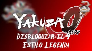 [Desbloquear el estilo legenda en Yakuza 0]