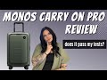 Monos Carry On Pro Review Best Pro Carry On Bag