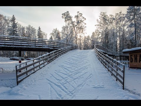 Зимняя панорама парк-отель Пересвет