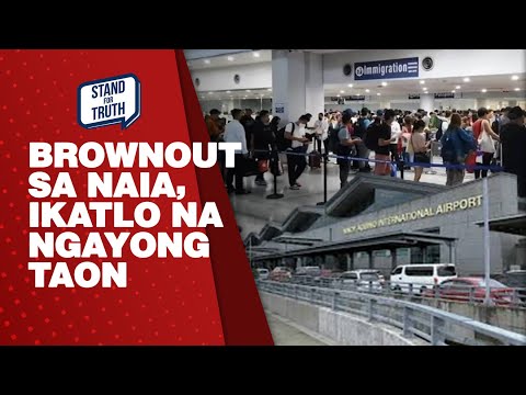 Flights sa NAIA Terminal 3 delayed matapos mawalan ng kuryente | Stand for Truth