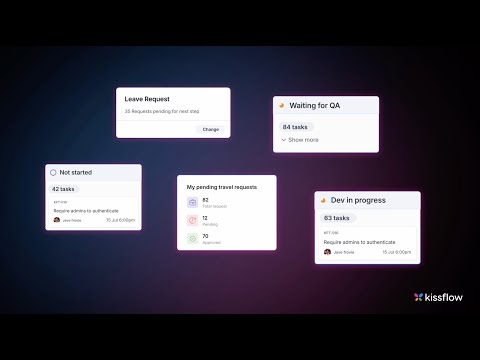 Kissflow Apps Promo: Power Every Process with One Platform