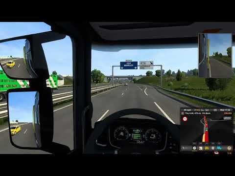 Scania R500, Calais to Nuremberg, euro Truck Simulator