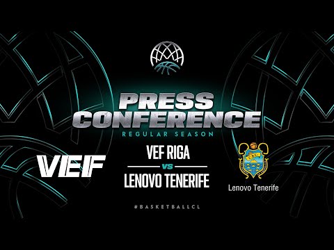 VEF Riga v Lenovo Tenerife - Press Conference | BCL 2023-24