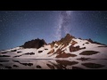 Milky Way Mountain Moonrise Timelapse Oregon 4K