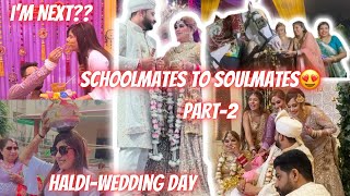 The MOST UNIQUE HALDI-GHADOLI ✨💜 DJ-Audi Vali BARAAT💃😍 My Cousin’s Wedding Vlog- Part 2🥰