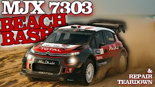 MJX 7303 Citroen C3 Goes Beach Drifting (& breaks...Teardown)