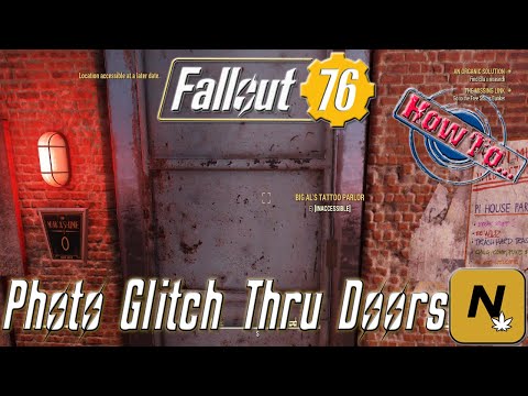 Fallout 76: How to Photo Glitch Through Doors