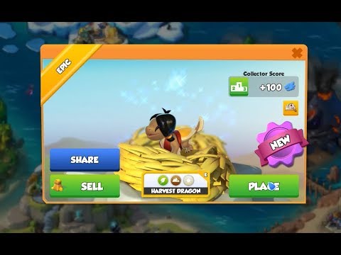 #DML How to breed HARVEST DRAGON ? - Dragon Mania Legends
