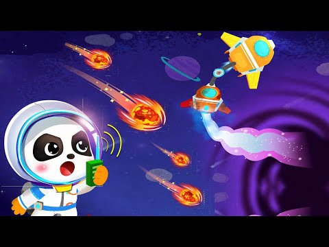 Little Panda's Space Adventure #1 - Explore Unknown Planets - Learn About Space Journey - Babybus