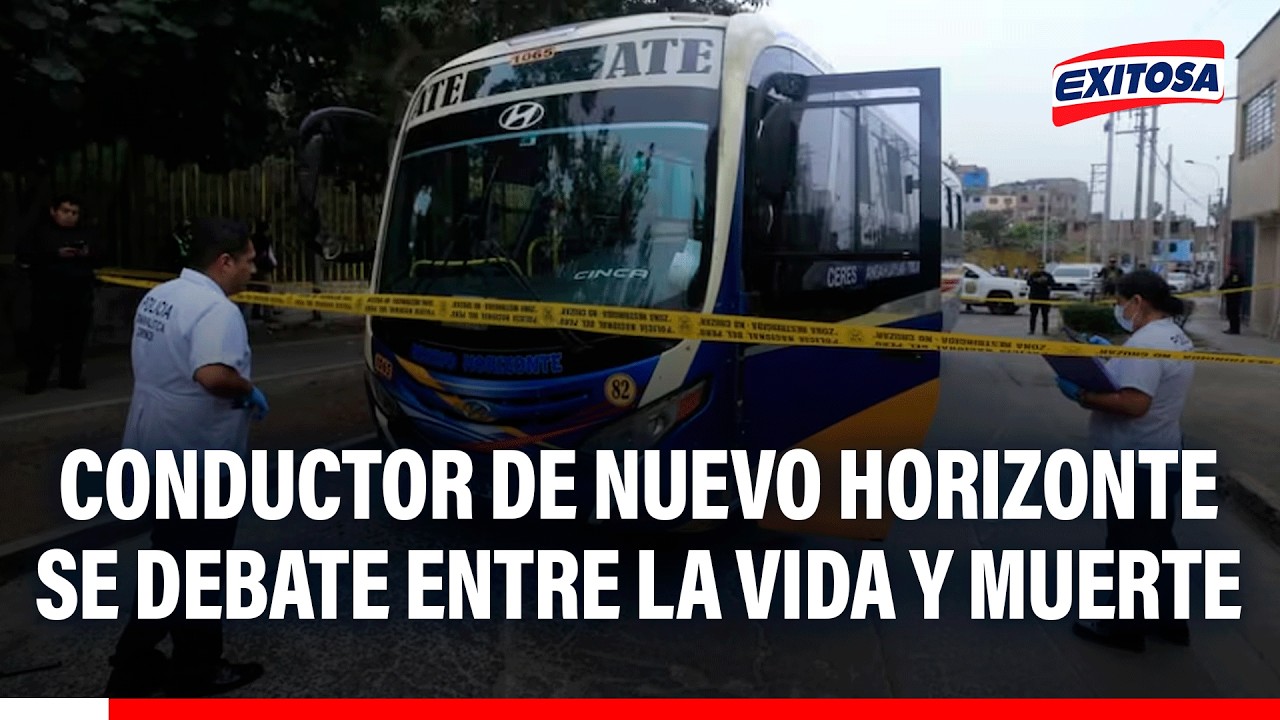 🔴🔵 Conductor de Nuevo Horizonte que fue baleado se debate entre la vida y la muerte
