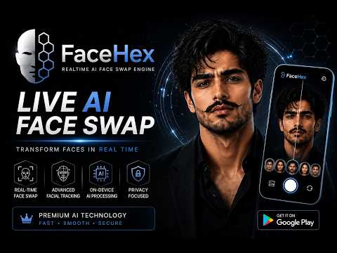 FaceHex: AI Face Swap Camera video thumbnail