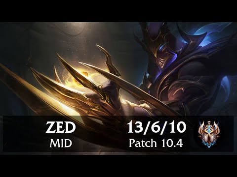 Zed Mid vs Lucian | Pinoy Challenger Replay Patch 10.4