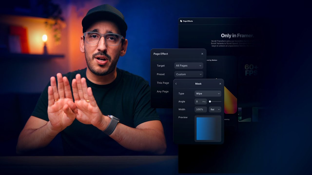 Animating transitions between pages in Framer (Animation Lesson 14)