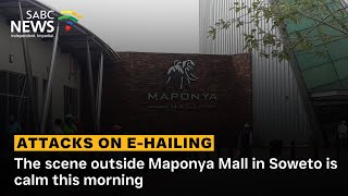 Download lagu Maponya Mall e-hailing attack | Mall calm this morning following E-hailing attacks mp3