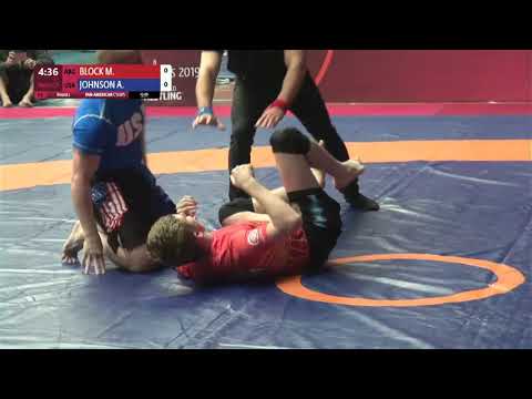 Round 2 Men's GP No-Gi - 66 kg: M. BLOCK (ARG) v. A. JOHNSON (USA)