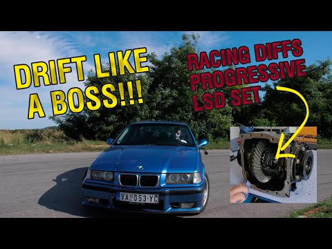 Benefits of Limited slip differential demonstrated | BMW E36 328i