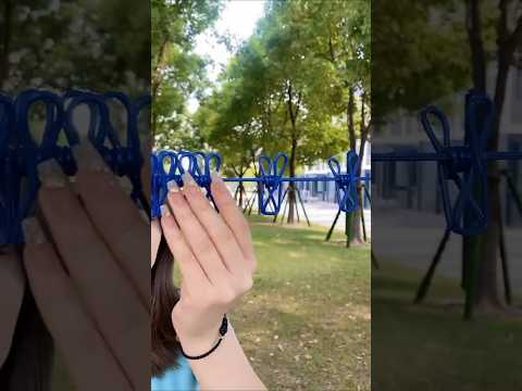 Purple Cloth Drying Rope