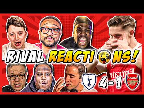 Post-Match | Rivals & Haters GUTTED 🤣 Reactions to Arsenal 4-1 Tottenham