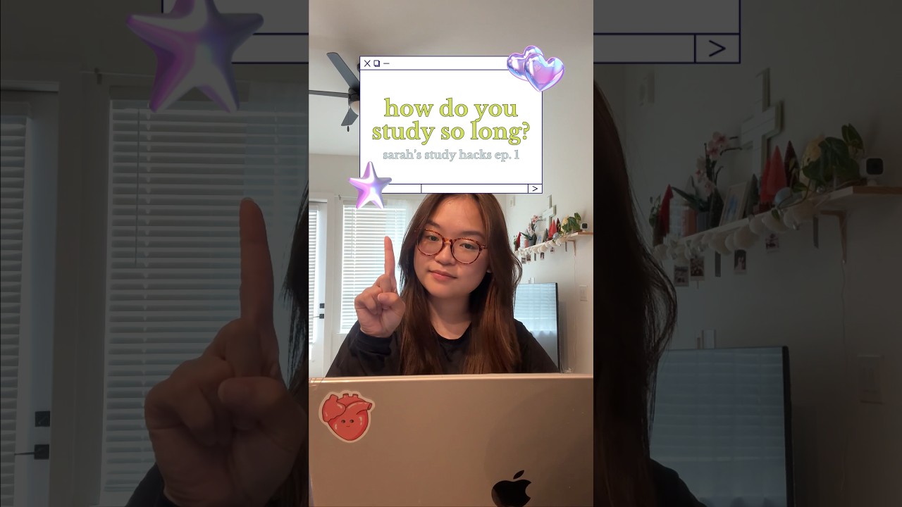 how i studied *almost* like newton for a day (14 hours) | tips to studying long periods of time ⏰💗