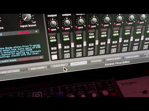 How to Get Access Virus Ti Working in Logic with Audio Over USB Using Virus HE (Aura Plugin)