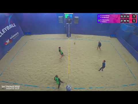 15:45 O. Kryvoshap / V. Kraievskyi - D. Vakulenko / V. Kelbas 23.01.2023 | Winners Beach Volleyball
