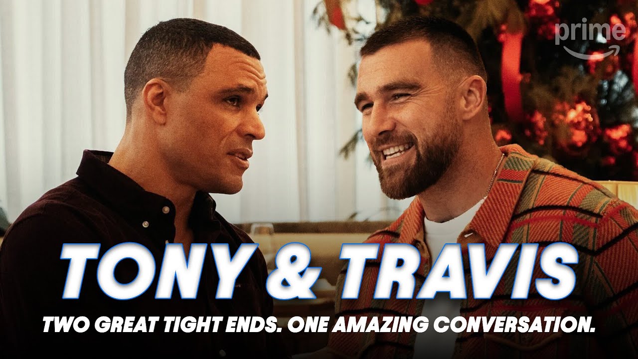 Chiefs Legends Travis Kelce and Tony Gonzalez sit down for a chat | Prime Video - YouTube