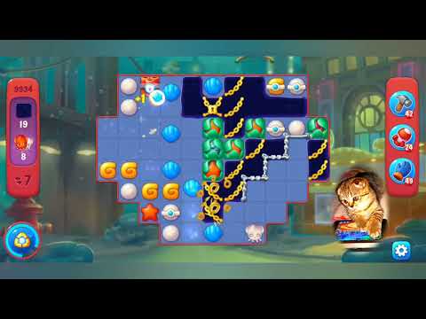 Fishdom 2022, no Boosters,   9934  level  -  прохождение без бустеров,   9934  уровень.