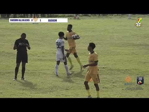 SWEDRU ALL BLACKS 3 : 1 ASEKEM - 2024/25 ACCESS BANK DIVISION ONE LEAGUE