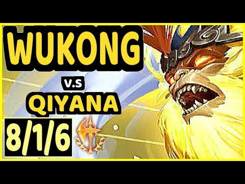 HY0G4 (WUKONG) vs QIYANA - 8/1/6 KDA JUNGLE CHALLENGER GAMEPLAY - BR