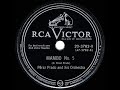 1st RECORDING OF: Mambo No. 5 - Perez Prado (1949 or 1950)
