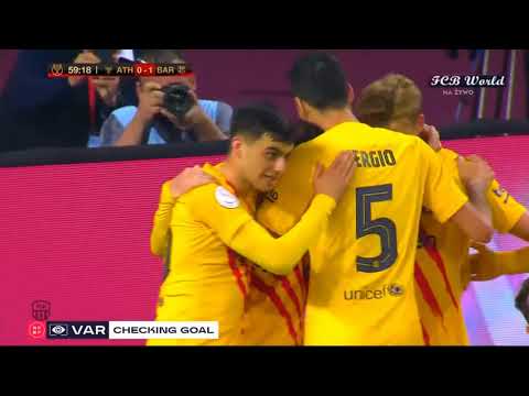 Antoine Griezmann goal vs Athletic Bilbao - Barcelona 1-0 Athletic Club | Copa Del Rey final 2021