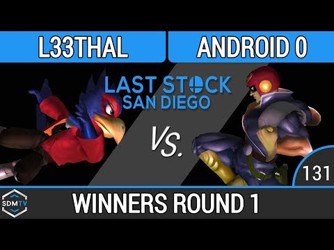 LSSD 131 - GSW | L33thal (Falco) vs. Android 0 (Falcon) - SSBM WR1 - Smash Melee