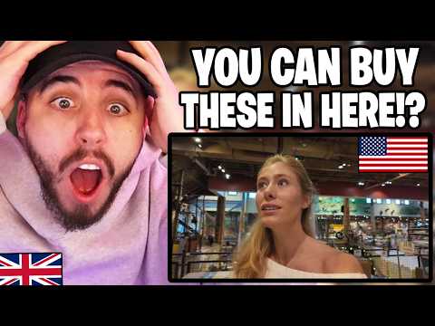 Brit Reacts to British Couple Visit Bass Pro Shop in America for the FIRST TIME...