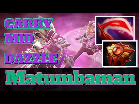 Matumbaman DAZZLE MID CARRY FAST GAME PUSH 13 KILL - Dota 2 7.22 GAMEPLAY