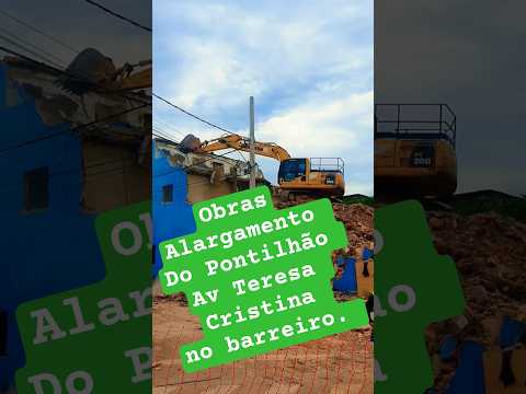 OBRAS ALARGAMENTO DO PONTILHÃO AV TERESA CRISTINA BARREIRO BH #minasgerais #mg  #noticias #barreiro