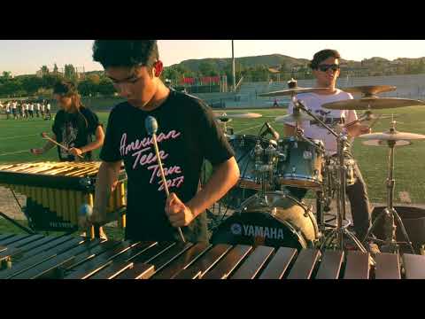 Front Ensemble playing Scales, early Fall video 2017