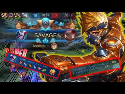 96% Current Win Rate Hayabusa Savage! Ranked Match [ By Erdi58 ] - Mobile Legends ll MLBB