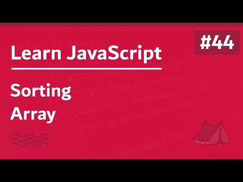 Learn JavaScript In Arabic 2021 - #044 - Sorting Arrays