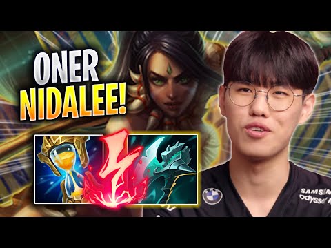 ONER IS A BEAST WITH NIDALEE! - T1 Oner Plays Nidalee JUNGLE vs Kha'zix! | Season 2023