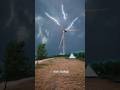 CGI Lightning Strikes A Wind Turbine Shorts