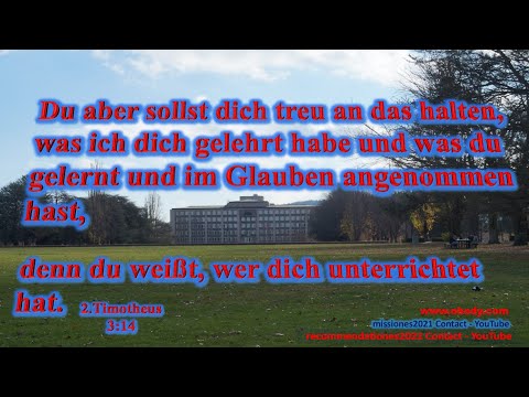 2.Timotheus 3:14 mit instrumentaler Musik - Deutsch