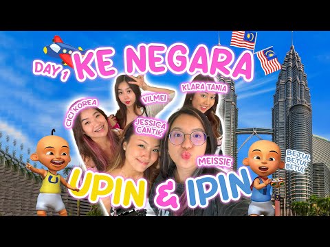 TERBANG KE NEGARA UPIN IPIN BARENG VILMEI ,MEISSIE ,KLARA ,CICI KOREA | HAMPIR DITINGGAL PESAWAT😭