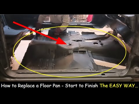 How to Replace a Floor Pan the EASY WAY ! Start to Finish + Tips / Tricks D.I.Y. Auto Restoration