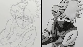 Download lagu Mudah Cara Menggambar Kakashi Anbu || Naruto Shippuden mp3